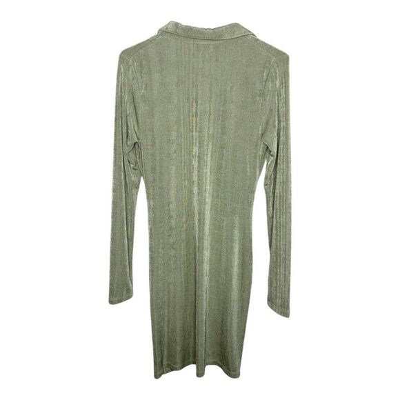 Princess Polly Green Button down Power of love mini dress size 8 - Picture 8 of 9